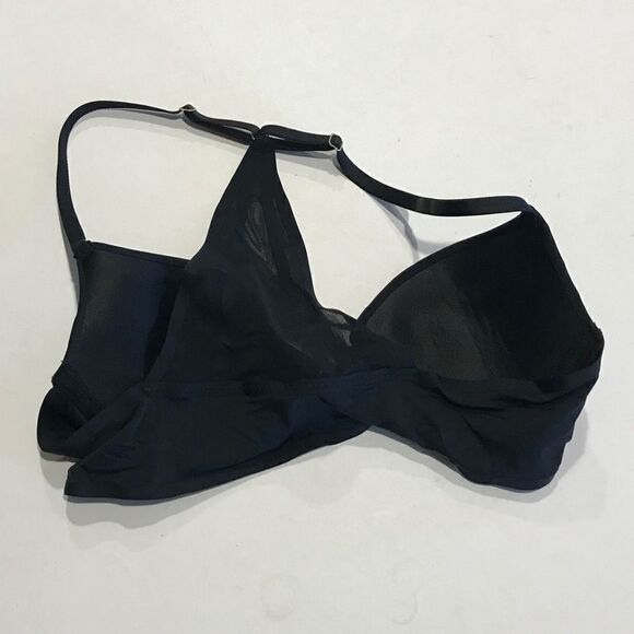 Vince Camuto Black Mesh Back Front Clasp 34B Bra - Picture 4 of 11